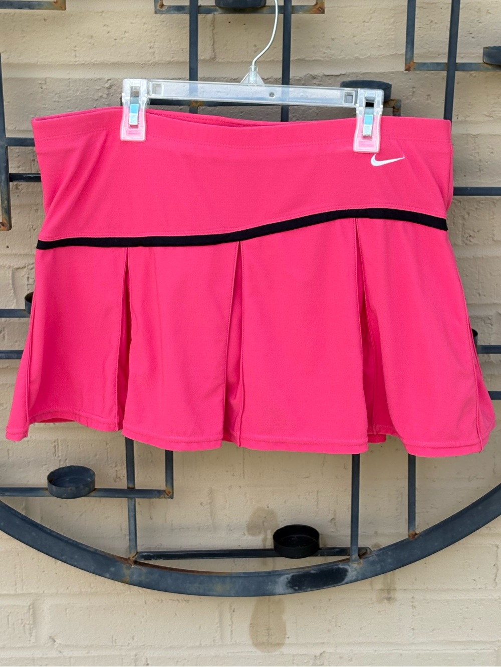 Nike Hot Pink Athletic Skirt with Black Trim
